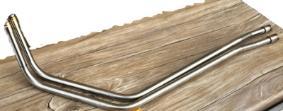 Трубки дополнительного отопителя Газель 2705, Фермер отводящая + подводящая нержавейка комплект