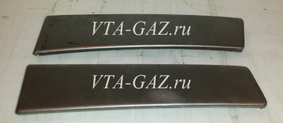 Надставка (ресничка) под фару Уаз Патриот комплект до 2008 г.