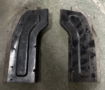 Щиток переднего крыла Волга малые 31029, 2410, 3102 комплект