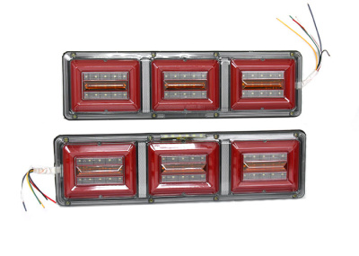 Фонарь задний Газель, Соболь, Газель Next бортовой светодиодные комплект (квадрат)