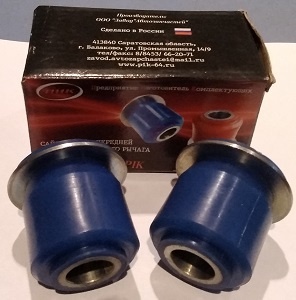 Сайлентблок верхнего рычага Соболь, Баргузин полиуретан комплект из 2х штук