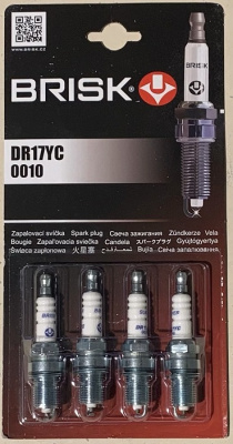 Свечи ГАЗ, УАЗ дв. 406, 405, 409, 4216 "BRISK" 16 комплект