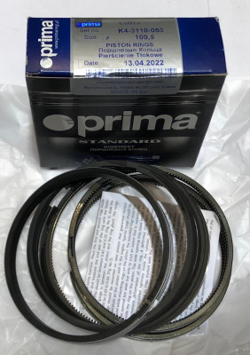 Поршневые кольца Газ, Уаз дв. 421, 4213, 4216, 410 100,5 "PRIMA" "KENO"