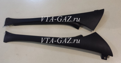 Накладка лобового стекла Газель, Соболь до 2003г. наружные комплект