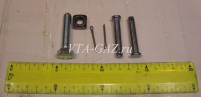 Крепление бензобака Уаз 452, 3741 (болт, гайка, палец)
