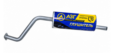 Глушитель Газель Next под задние дисковые тормоза стандартная база "АЗГ" жесткий фланец 