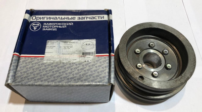 Шкив (демпфер) коленвала Газель, Волга, Уаз дв. 402 под ГУР
