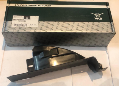 Щиток облицовки радиатора Уаз Патриот дв. IVECO правый