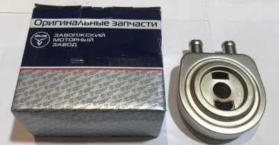 Теплообменник жидкостно-масляный. Уаз дв. ЗМЗ 514