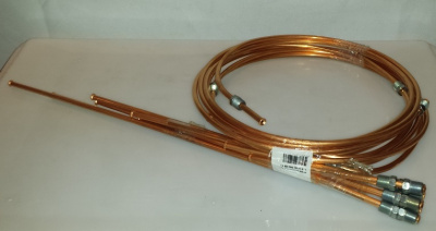 Трубки тормозные Уаз 452, 3741 комплект из 12-ти штук