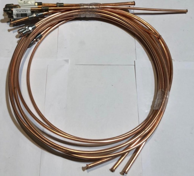 Трубки тормозные медные Волга 2401 D12 комплект