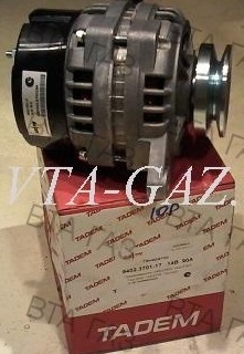 Генератор Газель, Соболь Бизнес дв. 4216 Евро-3 90-А "Кзатэ" (клиновой ремень 10) Уаз дв. 4213 УМЗ
