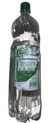 Вода дистиллированная 1.5 литра