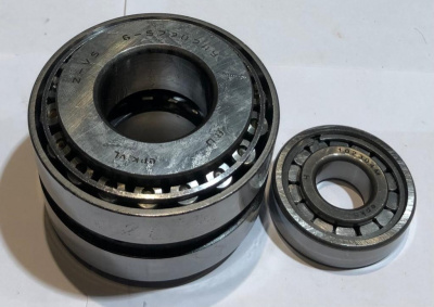 Подшипник моста хвостовика Уаз гражданский, гибридный мост (6-57707-5, 102304) комплект нового образца