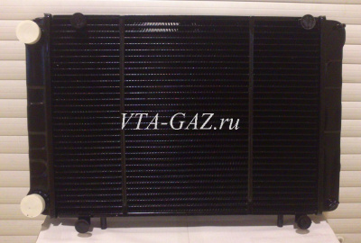 Радиатор охлаждения Газель, Соболь дв. 4216 Евро-3-4 Бизнес 3-х рядный медный производство Иран