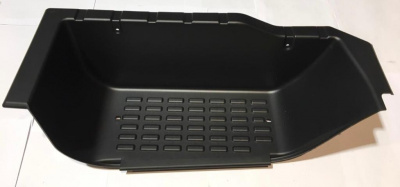 Порог кабины Газель, Соболь черный пластмассовый правый (настил подножки)