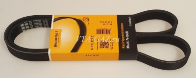 Ремень Газ, Уаз дв. 405, 409 6РК 1275 Continental
