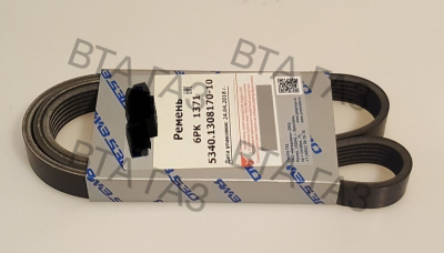 Ремень привода вентилятора двигатель Евро-4 6РК-1371