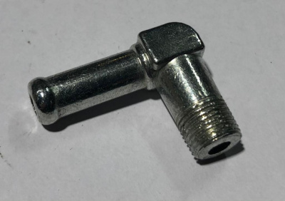 Штуцер ресивера и корпуса термостата Газель, Соболь Бизнес дв. 4216 Евро-3, Уаз дв. 4213 угловой толстый