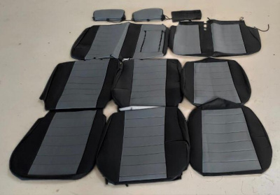 Чехлы Уаз Патриот салон REXTON до 2015 г. "Ткань"