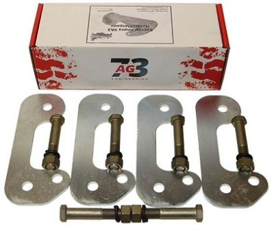 Плата для выставления кастор на Уаз Патриот, Хантер комплект из 4-х штук