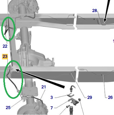 Шланг тормозной задний Газель Next, Соболь NN