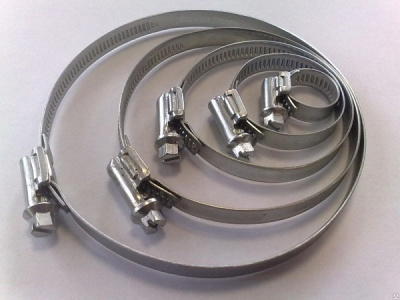 Хомут нержавейка в ассортименте
