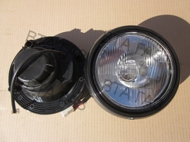 Фара Уаз 452, 3741 нового образца Беларусь с ободом плоская не оригинал