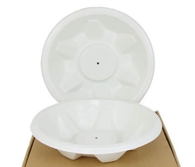 Колпак колеса Газель объемный «тюнинг» белый задний комплект 2 шт