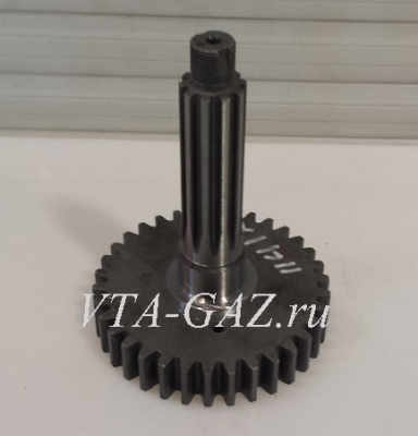 Вал привода включения заднего моста раздаточной коробки Уаз прямозубая