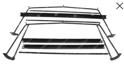 Дуги тента Уаз 2363 "ПИКАП" комплект