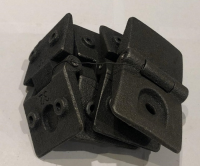 Петли (навесы) задней дверей Газель, Соболь Бизнес комплект из 4-х штук