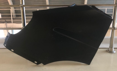 Крыло Газель, Соболь, Баргузин переднее нового образца без повторителя метал левое