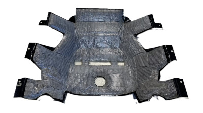 Защита двигателя Газель, Соболь металлическая с термоизоляцией