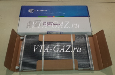 Радиатор кондиционера Уаз Патриот дв. 409, iveco старого образца (Лузар)