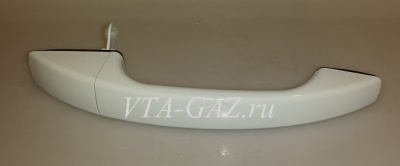 Ручка двери Уаз Патриот наружная с 2014 г. белая "Арктика" правая