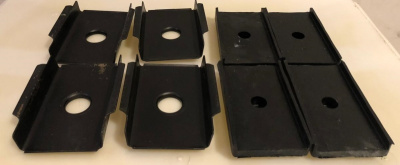 Подушка рессоры Волга все модели комплект (Прокладка рессоры резиновая с площадкой)