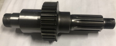 Вал раздаточной коробки привода переднего моста Уаз (косозубая РК) Патриот, Хантер, 452, 469 аналог
