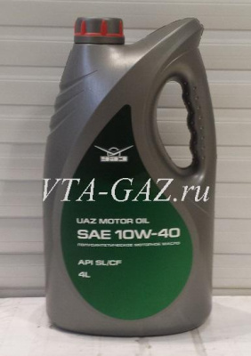 Масло Уаз моторное SAE 10W-40 4L