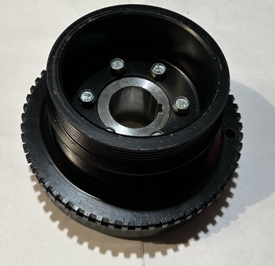 Шкив коленвала ГАЗ, УАЗ дв. 406, 405, 409 ЗМЗ под кондиционер аналог