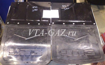 Брызговики Уаз 452, 3741 задние с кронштейном (комплект)