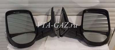 Зеркало заднего вида Газель, Соболь Бизнес с электроприводом и подогревом комплект