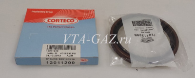 Сальник коленвала задний Газ, Уаз дв. 406, 405, 409, 514 ЗМЗ, дв. 4216, 4213, 421, A274, A275 УМЗ Кортеко