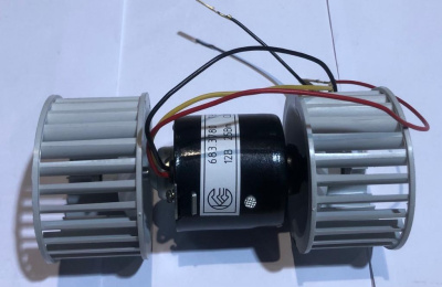 Мотор дополнительной печки Газель, Соболь, Баргузин с малыми крыльчатками