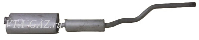 Глушитель-резонатор Уаз 3741, 3303 (дв. 409) Евро-4 (грузовик)