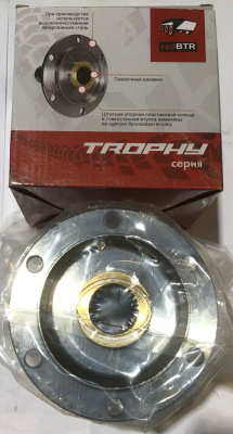 Цапфа поворотного кулака Уаз 469, 452, Патриот, Хантер "РЕДБТР" "ТРОФИ" с маслосгонными каналами