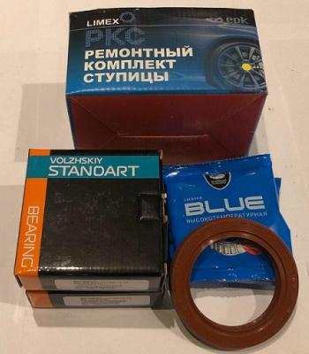 Подшипник ступицы Уаз все модели "Волжский Стандарт" комплект (ремонтный комплект ступицы)