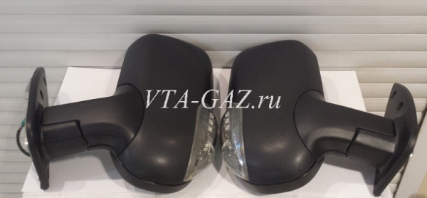 Зеркало заднего вида Газель, Соболь Бизнес с электроприводом и подогревом комплект