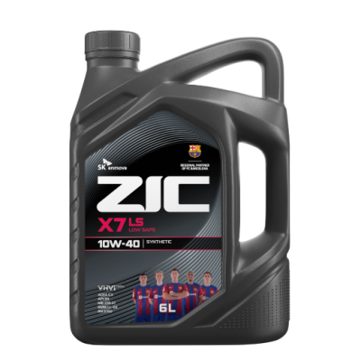 Масло моторное ZIC X7 10W-40 бензин синтетическое 6 л, ZIC X7 10W-40 за 4 900.00 руб.