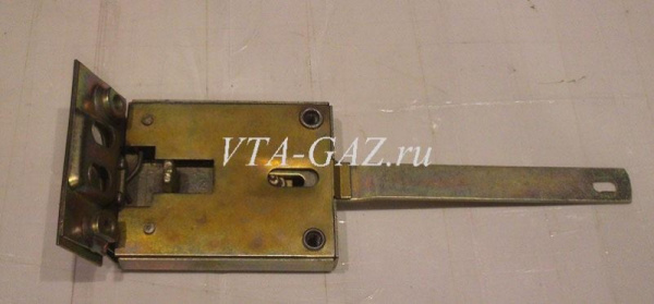 Замок боковой двери Уаз 452, 3741 старого образца с тягой